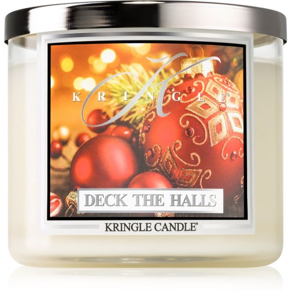 Kringle Candle Kringle Candle Deck The Halls dišeča sveča I. 411 g