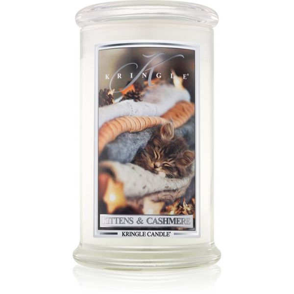 Kringle Candle Kringle Candle Kittens & Cashmere dišeča sveča 624 g