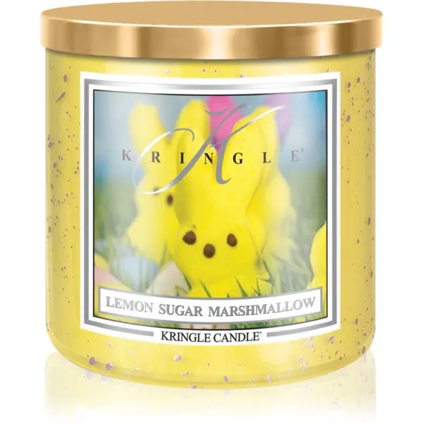 Kringle Candle Kringle Candle Lemon Sugar Marshmallow dišeča sveča 467 g