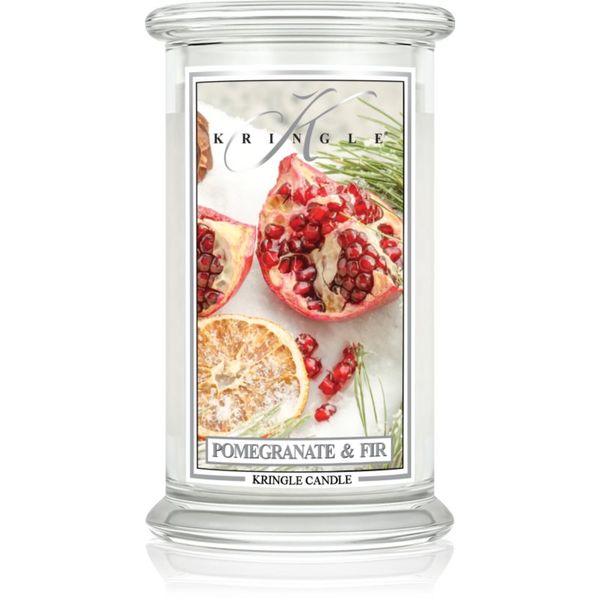 Kringle Candle Kringle Candle Pomegranate & Fir dišeča sveča 624 g