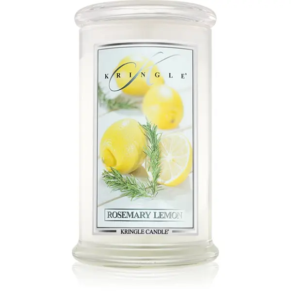 Kringle Candle Kringle Candle Rosemary Lemon dišeča sveča 624 g