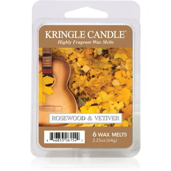Kringle Candle Kringle Candle Rosewood & Vetiver vosek za aroma lučko 64 g