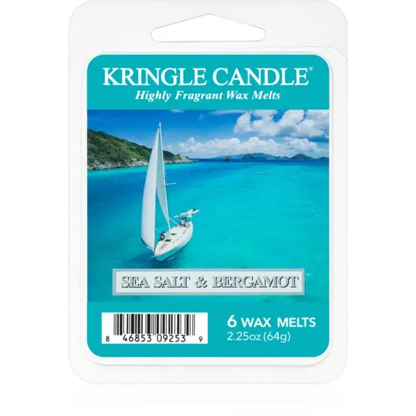 Kringle Candle Kringle Candle Sea Salt & Bergamot vosek za aroma lučko 64 g