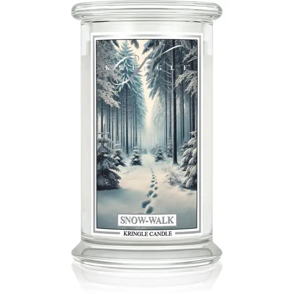 Kringle Candle Kringle Candle Snow-Walk dišeča sveča 623 g