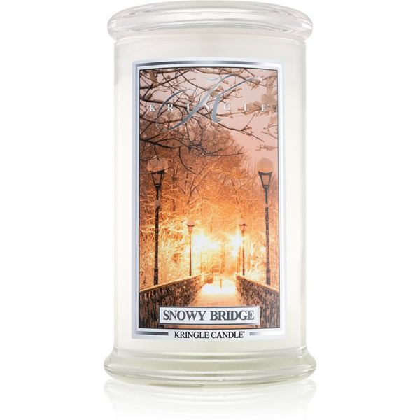 Kringle Candle Kringle Candle Snowy Bridge dišeča sveča 624 g