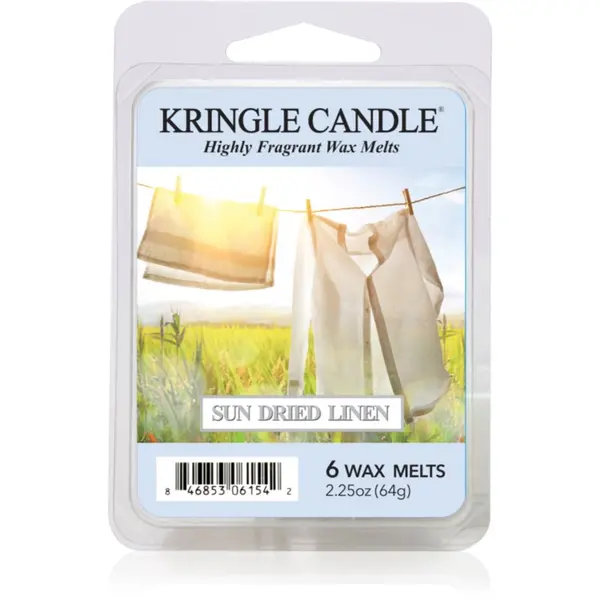 Kringle Candle Kringle Candle Sun Dried Linen vosek za aroma lučko 64 g