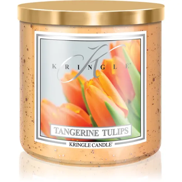 Kringle Candle Kringle Candle Tangerine Tulips dišeča sveča 467 g