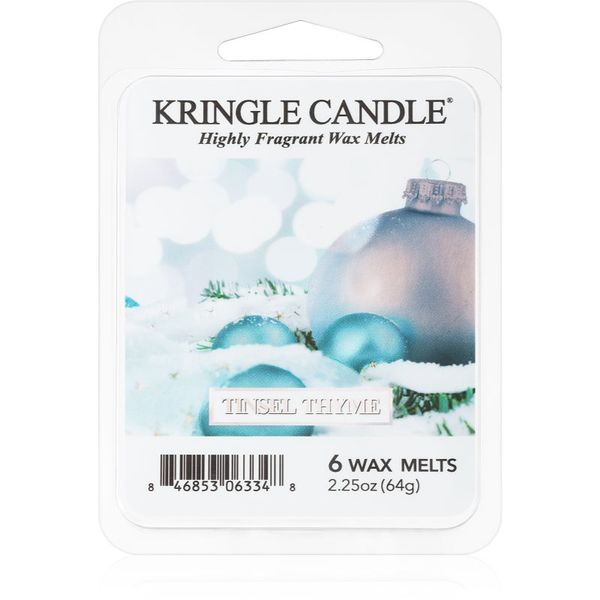 Kringle Candle Kringle Candle Tinsel Thyme vosek za aroma lučko 64 g