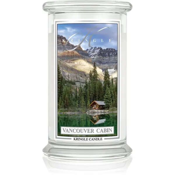 Kringle Candle Kringle Candle Vancouver Cabin Classic dišeča sveča 623 g