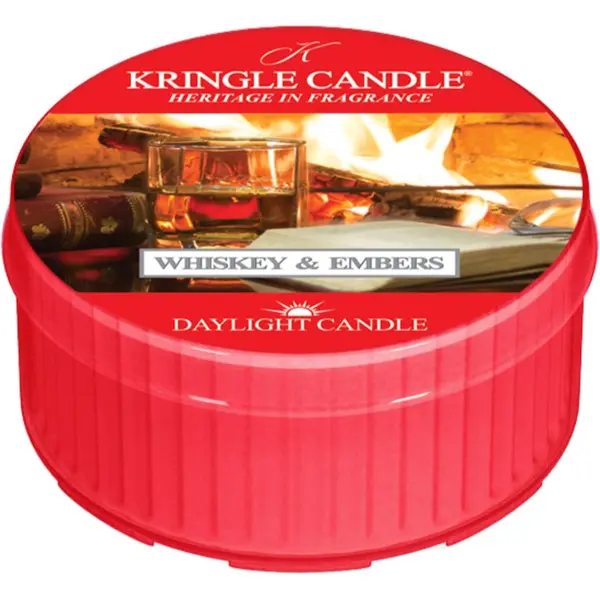 Kringle Candle Kringle Candle Whiskey & Embers čajna sveča 42 g