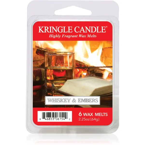 Kringle Candle Kringle Candle Whiskey & Embers vosek za aroma lučko 64 g