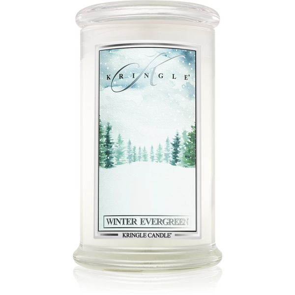 Kringle Candle Kringle Candle Winter Evergreen dišeča sveča 624 g