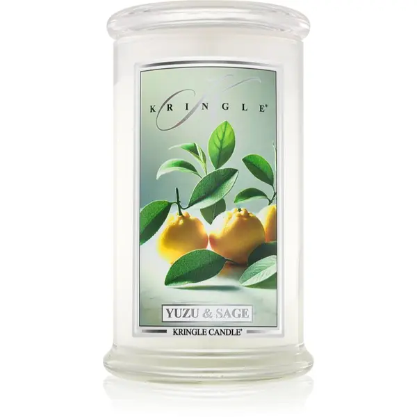 Kringle Candle Kringle Candle Yuzu & Sage dišeča sveča 623 g