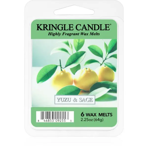 Kringle Candle Kringle Candle Yuzu & Sage vosek za aroma lučko 64 g