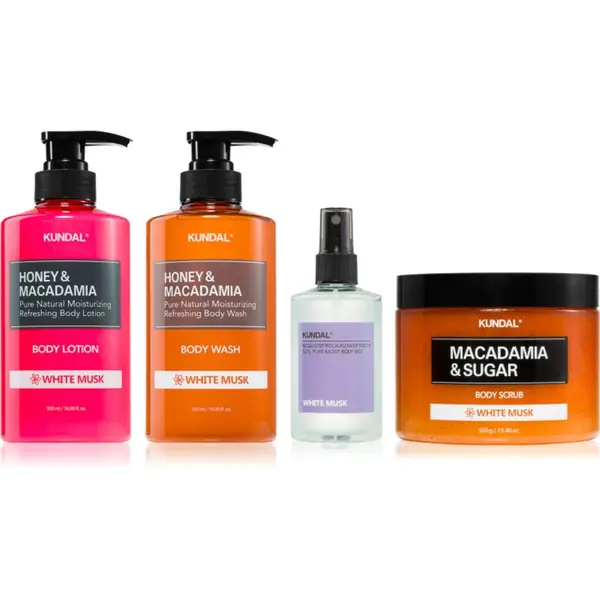 KUNDAL KUNDAL Honey & Macadamia White Musk set za telo