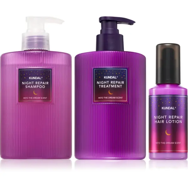 KUNDAL KUNDAL Night Repair set za zdrave in lepe lase