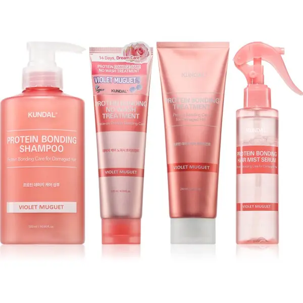 KUNDAL KUNDAL Protein Bonding Care set za suhe in poškodovane lase