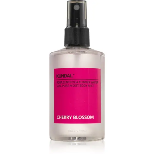 KUNDAL KUNDAL Pure Moist Body Mist Cherry Blossom vlažilno pršilo za telo s pomirjajočim učinkom 128 ml