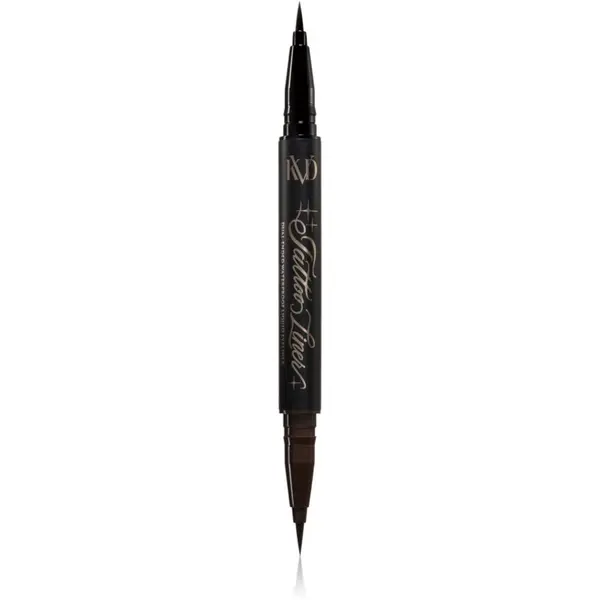 KVD Beauty KVD Beauty Tattoo Liner Dual-Ended Waterproof Liquid Eyeliner dolgoobstojno vodoodporno črtalo za oči 2x0.55 ml