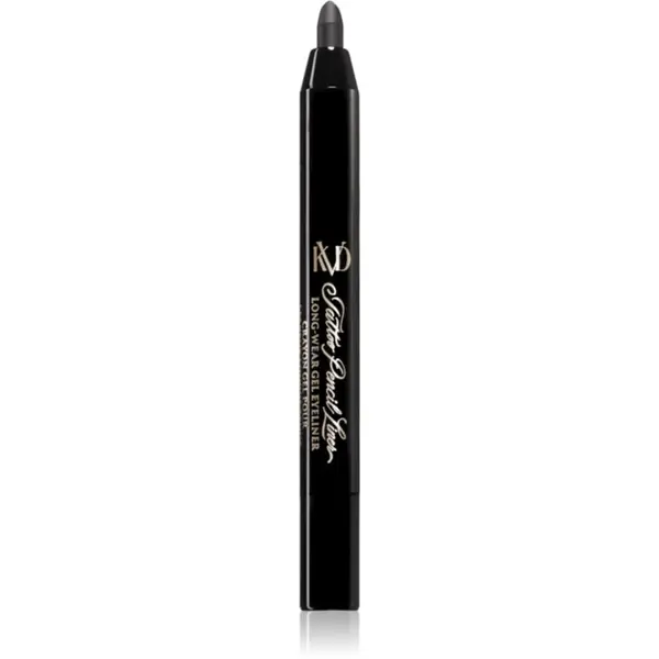 KVD Beauty KVD Beauty Tattoo Pencil Liner vodoodporni gel svinčnik za oči mini odtenek 10 Trooper Black 0.35 g