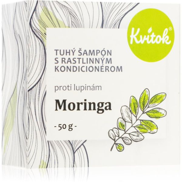 Kvitok Kvitok Moringa organski trdi šampon proti prhljaju 50 g