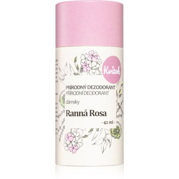 Kvitok Kvitok Morning dew Ranní rosa cream deodorant za občutljivo kožo 42 ml