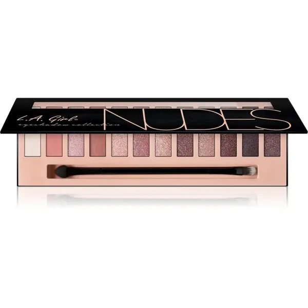 L.A. Girl Cosmetics L.A. Girl Cosmetics Beauty Brick Collection paleta senčil za oči odtenek Nudes 12 g