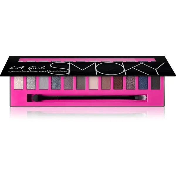 L.A. Girl Cosmetics L.A. Girl Cosmetics Beauty Brick Collection paleta senčil za oči odtenek Smoky 12 g