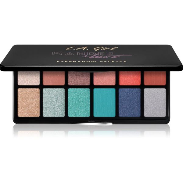 L.A. Girl Cosmetics L.A. Girl Cosmetics Fanatic paleta senčil za oči odtenek Wanderlust 12x1 g