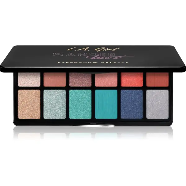 L.A. Girl Cosmetics L.A. Girl Cosmetics Fanatic paleta senčil za oči odtenek Wanderlust 12x1 g