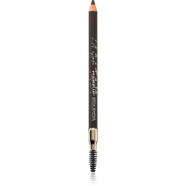 L.A. Girl Cosmetics L.A. Girl Cosmetics Featherlite dolgoobstojni svinčnik za obrvi s krtačko odtenek Dark Brown 1.1 g
