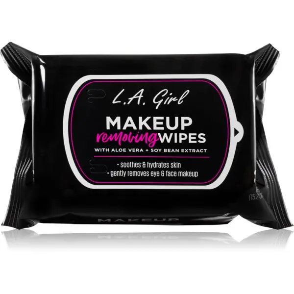 L.A. Girl Cosmetics L.A. Girl Cosmetics Makeup Removing Wipes robčki za odstranjevanje ličil 30 kos
