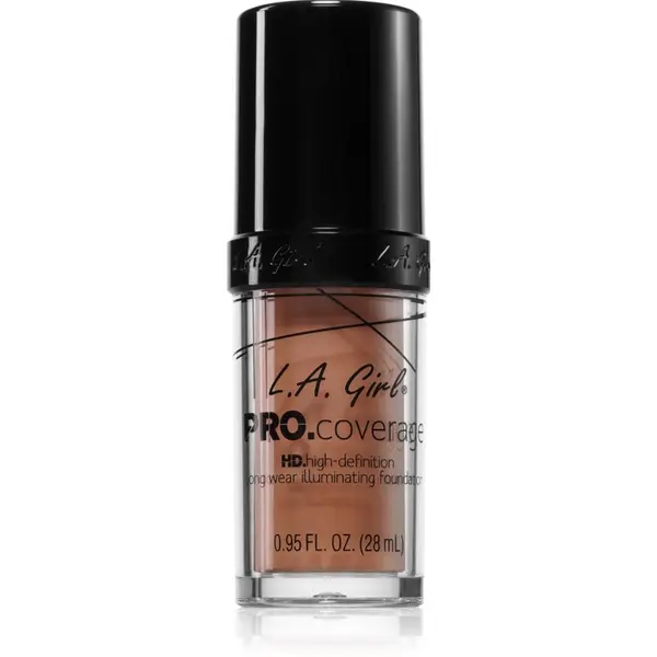 L.A. Girl Cosmetics L.A. Girl Cosmetics PRO. Coverage tekoči puder za osvetljevanje odtenek Beige 28 ml
