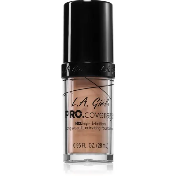 L.A. Girl Cosmetics L.A. Girl Cosmetics PRO. Coverage tekoči puder za osvetljevanje odtenek Fair 28 ml