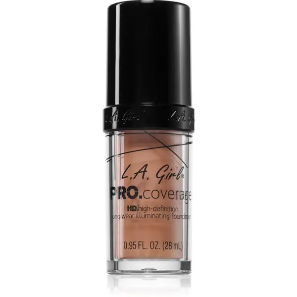 L.A. Girl Cosmetics L.A. Girl Cosmetics PRO. Coverage tekoči puder za osvetljevanje odtenek Natural 28 ml