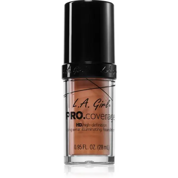 L.A. Girl Cosmetics L.A. Girl Cosmetics PRO. Coverage tekoči puder za osvetljevanje odtenek Sand 28 ml