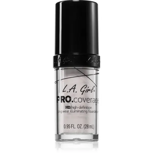 L.A. Girl Cosmetics L.A. Girl Cosmetics PRO. Coverage tekoči puder za osvetljevanje odtenek White 28 ml