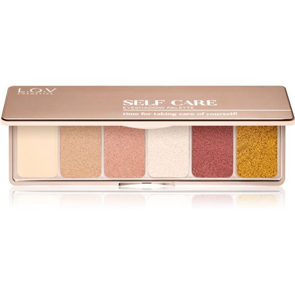 L.O.V. L.O.V. Eyeshadow Palette paleta senčil za oči odtenek Self Care 12 g