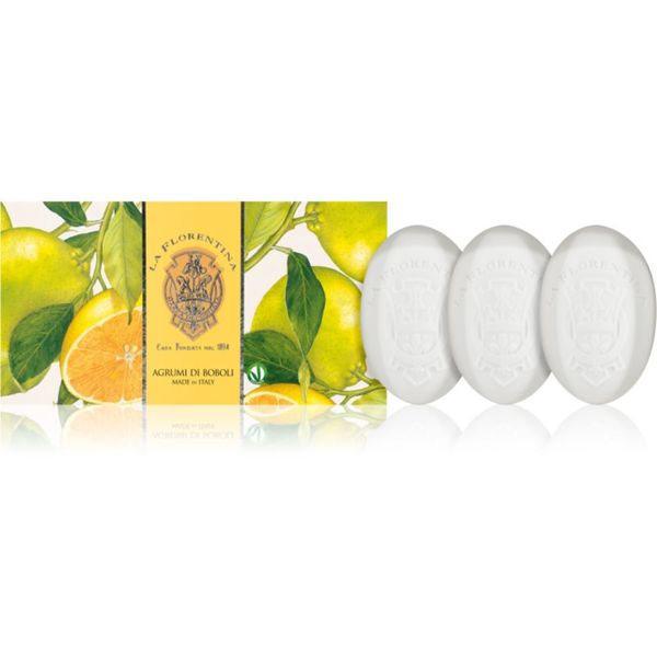 La Florentina La Florentina Boboli Citrus Hand Soap set trdih mil citrus 3x150 g