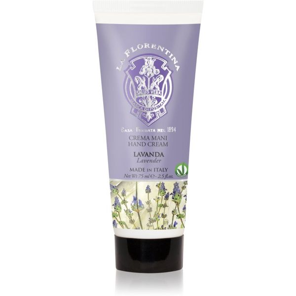 La Florentina La Florentina Lavender Hand Cream naravna krema za roke z vonjem sivke 75 ml