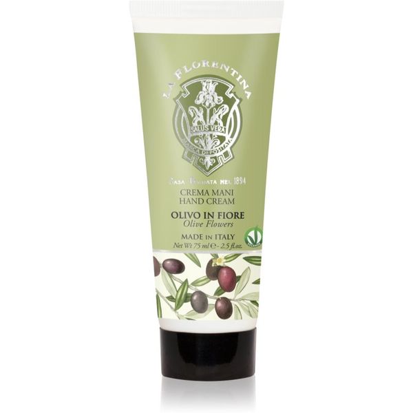 La Florentina La Florentina Olive Flowers Hand Cream naravna krema za roke z oljčnim oljem 75 ml