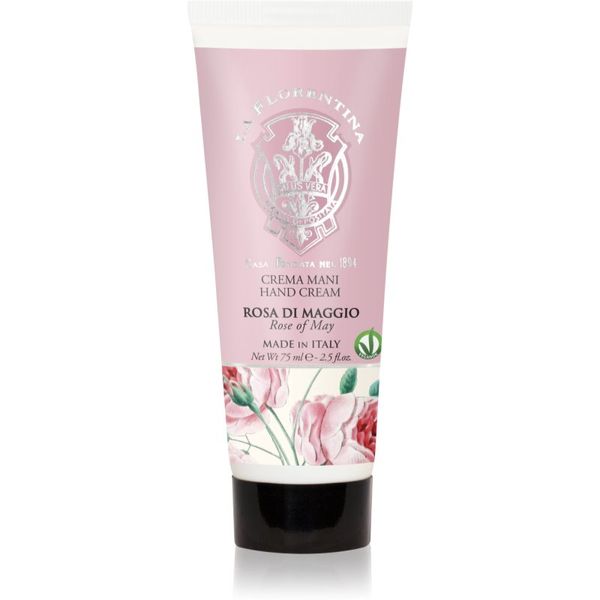 La Florentina La Florentina Rose of May Hand Cream naravna krema za roke z vonjem vrtnic 75 ml