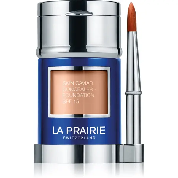 La Prairie La Prairie Skin Caviar Concealer Foundation puder in korektor SPF 15 odtenek NC-15 Crème Pêche 30 ml
