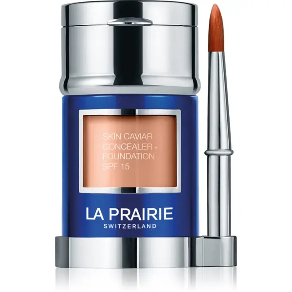 La Prairie La Prairie Skin Caviar Concealer Foundation puder in korektor SPF 15 odtenek NC-20 Porcelaine Blush 30 ml