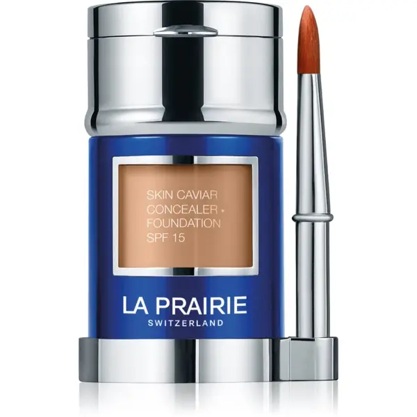 La Prairie La Prairie Skin Caviar Concealer Foundation puder in korektor SPF 15 odtenek NW-20 Warm Beige 30 ml