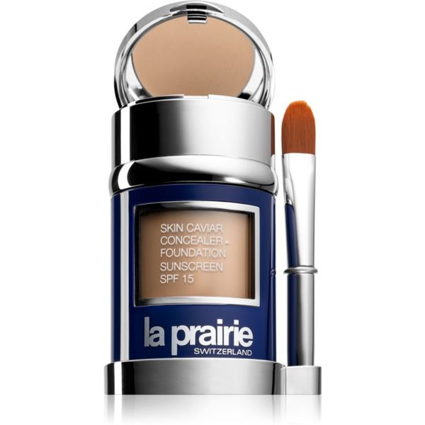 La Prairie La Prairie Skin Caviar Concealer Foundation puder in korektor SPF 15 odtenek Tender Ivory 30 ml