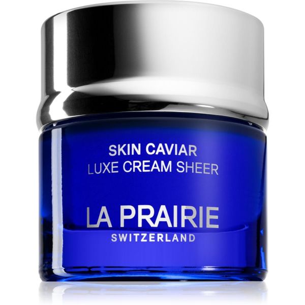 La Prairie La Prairie Skin Caviar Luxe Cream Sheer luksuzna učvrstitvena krema s hranilnim učinkom 50 ml