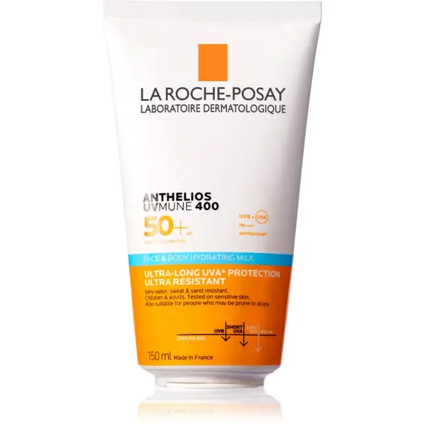 La Roche-Posay La Roche-Posay Anthelios UVMUNE 400 Face & Body zaščitni vlažilni losjon za obraz in telo SPF 50+ 150 ml