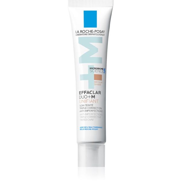 La Roche-Posay La Roche-Posay Effaclar DUO+M Unifiant lahka tonirana krema z vlažilnim učinkom odtenek Medium 40 ml