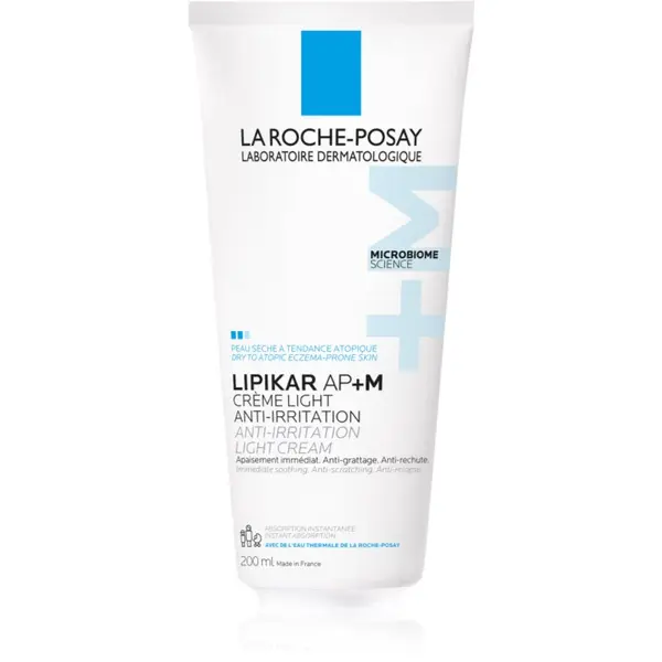 La Roche-Posay La Roche-Posay Lipikar AP+M Light Cream krema, ki koži vrača lipide za suho do atopijsko kožo 200 ml